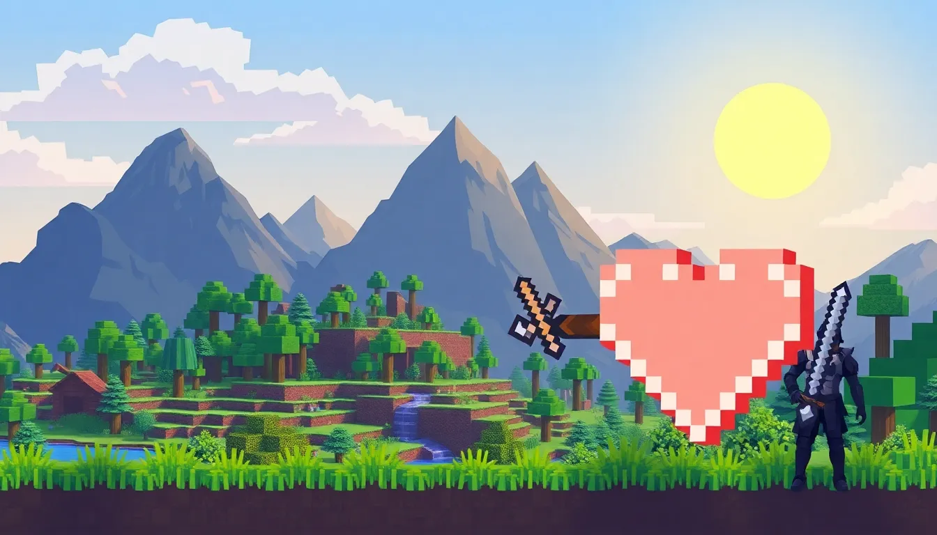 heart in minecraft