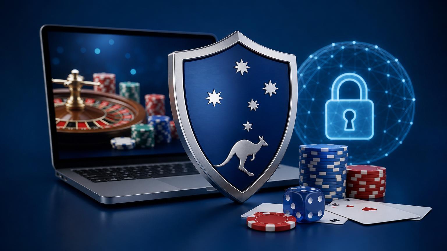 Australian casino security shield